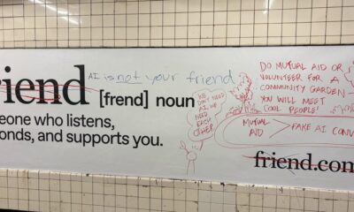 22-year-old AI CEO behind ‘friend.com’ necklace welcomes graffiti on his $1 million ad campaign: 'Capitalism is the greatest artistic medium'