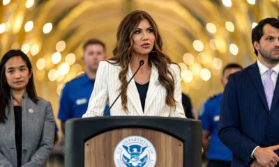 Airports won't show Kristi Noem video blaming Democrats for shutdown