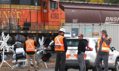 Death of BNSF Railway conductor who was hit by a passing train is under investigation