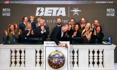 Amazon-backed eVTOL Beta opens on New York Stock Exchange after IPO