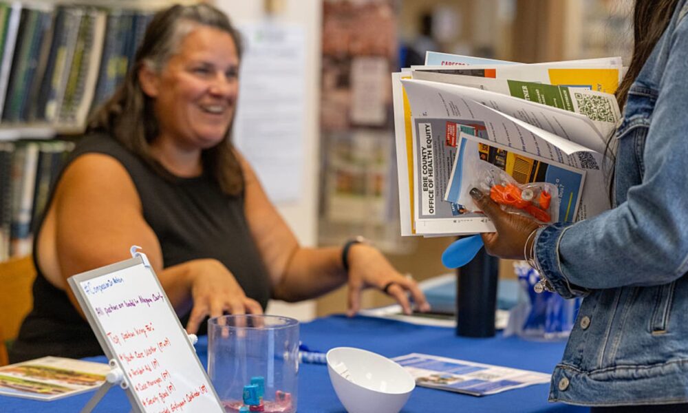 Private payrolls rose 42,000 in October, more than expected and countering labor market fears, ADP says